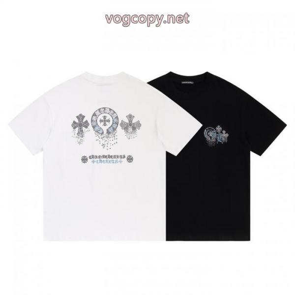 ブランド スーパー コピー 舗高品質 今年マスト 好評品CHROME HEARTS半袖Tシャツ 4