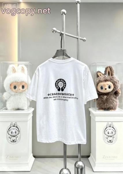 CHROME HEARTS偽物 ブランド ショップ人気定番2026 品良くおしゃれ  質が良い半袖Tシャツ 5 
