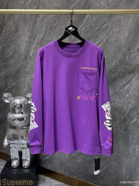 長袖Tシャツスーパー コピー 通販 優良素敵 流行フォルム 2026の定番アイテムCHROME HEARTS 0