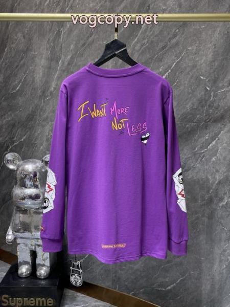長袖Tシャツスーパー コピー 通販 優良素敵 流行フォルム 2026の定番アイテムCHROME HEARTS 3