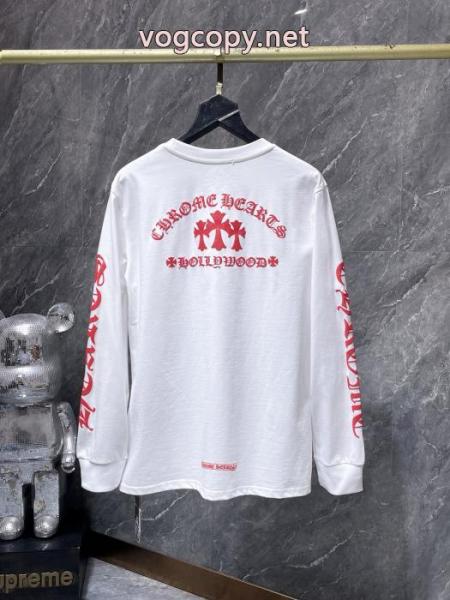 海外限定 話題の商品 お洒落度をアップさせる長袖Tシャツスーパー コピー ブランド 通販CHROME HEARTS 2