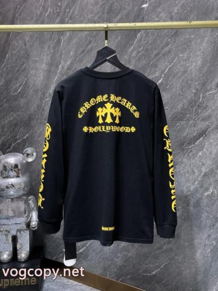海外限定 話題の商品 お洒落度をアップさせる長袖Tシャツスーパー コピー ブランド 通販CHROME HEARTS 4