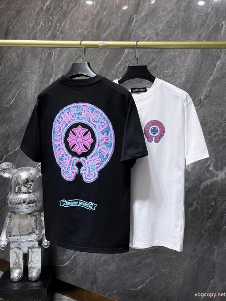 半袖Tシャツ人気アイドルオススメ 華やかな印象に 話題の新作到着ブランド スーパー コピー 店舗CHROME HEARTS 0