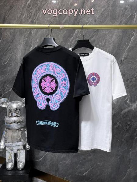 半袖Tシャツ人気アイドルオススメ 華やかな印象に 話題の新作到着ブランド スーパー コピー 店舗CHROME HEARTS 2