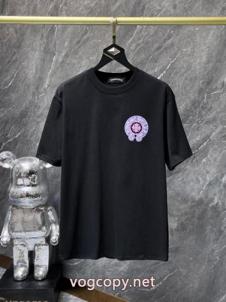 半袖Tシャツ人気アイドルオススメ 華やかな印象に 話題の新作到着ブランド スーパー コピー 店舗CHROME HEARTS 4