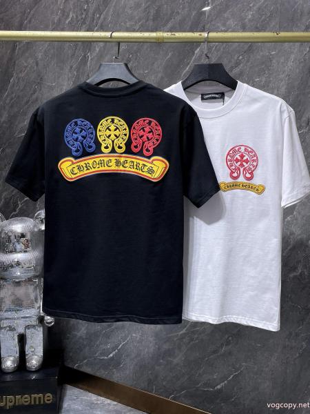 半袖Tシャツ通販 ブランドCHROME HEARTS注目される 魅力的 今年のトレンドのシルエット 0 