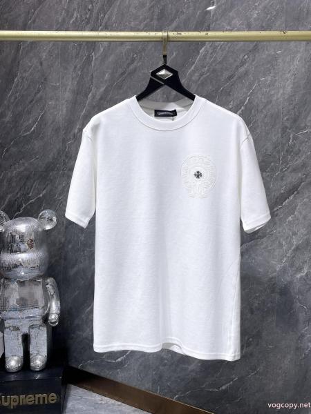 上品な印象 早い者勝ち 安心国内発送CHROME HEARTS半袖Tシャツブランド レプリカ 0 
