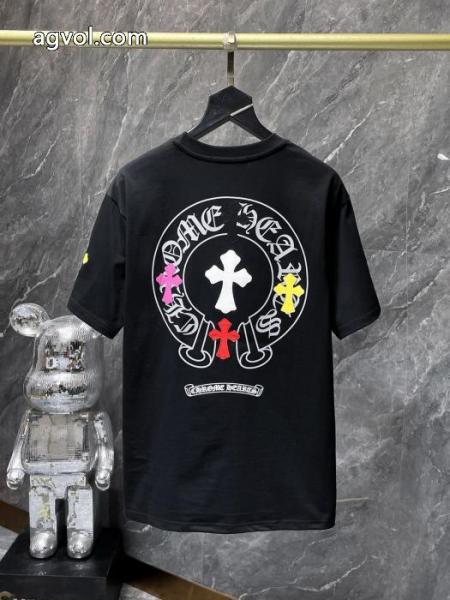 スーパー コピー 通販大人っぼい お買い得新作 高級感あるCHROME HEARTS半袖Tシャツ 3