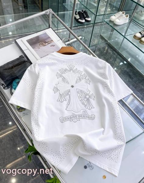 ブランド 通販 激安風合いが出る オススメ新作商品 逸品CHROME HEARTS半袖Tシャツ 1