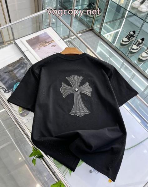 ブランド 通販 激安風合いが出る オススメ新作商品 逸品CHROME HEARTS半袖Tシャツ 3