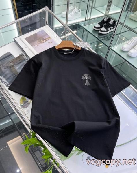 ブランド 通販 激安風合いが出る オススメ新作商品 逸品CHROME HEARTS半袖Tシャツ 4