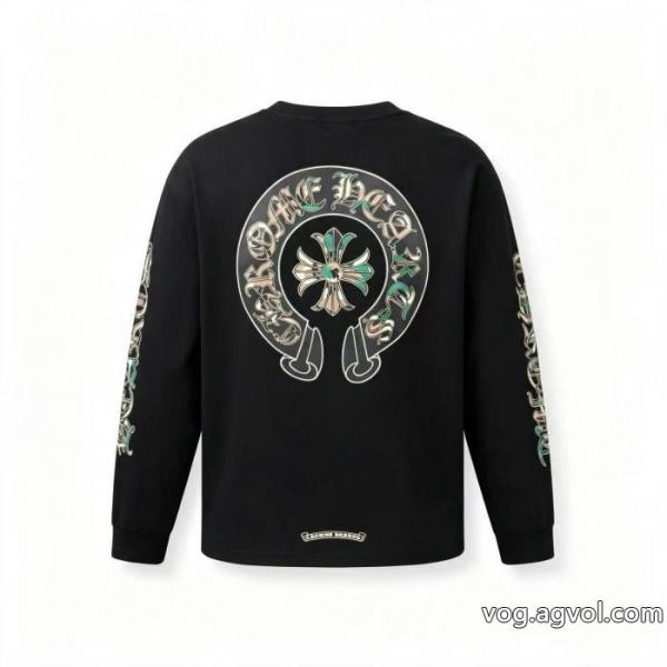 長袖Tシャツ独特な 期間限定割引中 コスパ最高のプライス偽 ブランド 購入CHROME HEARTS 0 