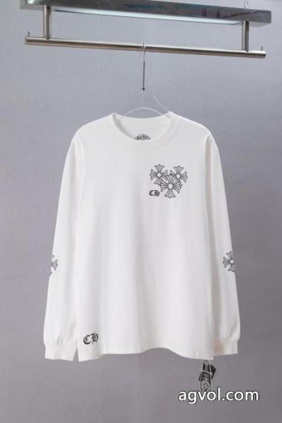 CHROME HEARTS2026新入荷 2026年夏の新作 風通しの良いフレアスーパー コピー どこで 買える長袖Tシャツ 1