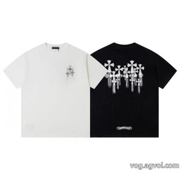 CHROME HEARTSスーパー ブランド コピー半袖Tシャツ存在感のある 早期完売 ロゴが素敵 0