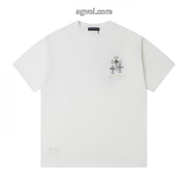CHROME HEARTSスーパー ブランド コピー半袖Tシャツ存在感のある 早期完売 ロゴが素敵 3