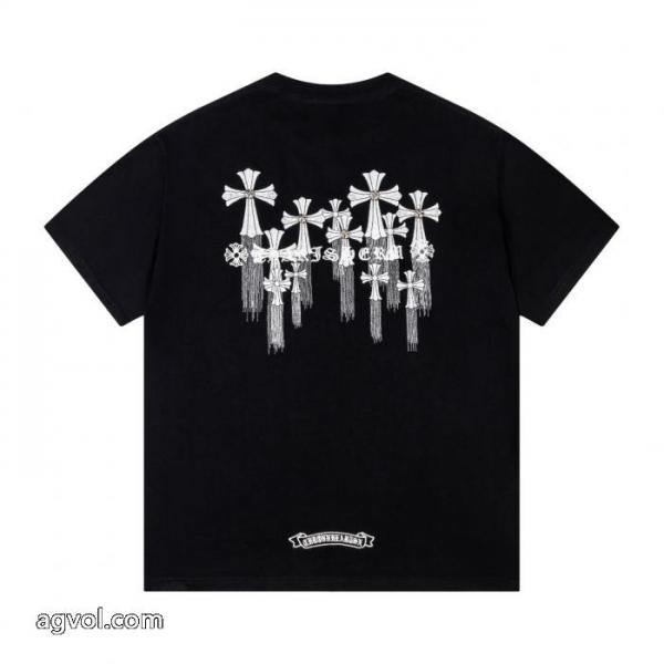 CHROME HEARTSスーパー ブランド コピー半袖Tシャツ存在感のある 早期完売 ロゴが素敵 5