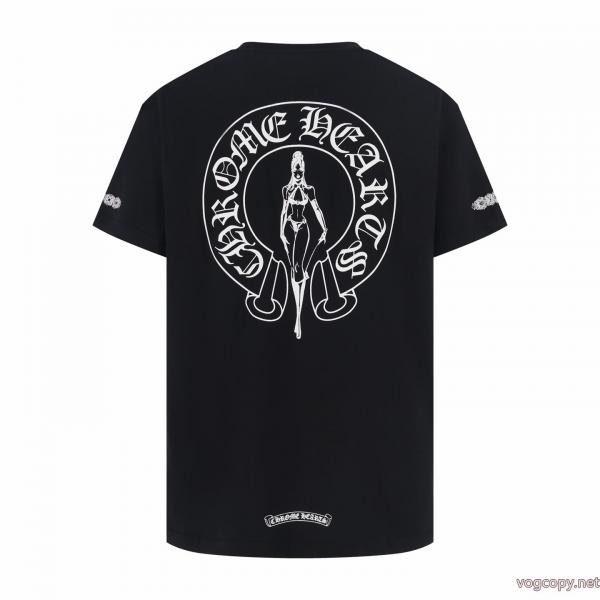 スーパー コピー ブランド 専門店半袖TシャツCHROME HEARTSファション性の高い 高級感溢れるデザイン 人気セール低価 0