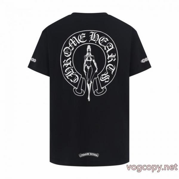 スーパー コピー ブランド 専門店半袖TシャツCHROME HEARTSファション性の高い 高級感溢れるデザイン 人気セール低価 1