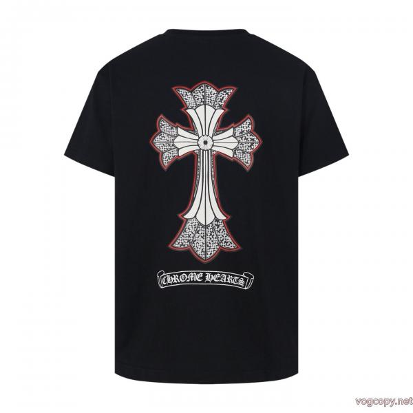 超高機能 最新コレクション 爆発的通販コピー ブランド 通販 安心半袖TシャツCHROME HEARTS 0