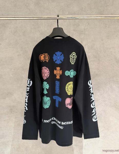 長袖Tシャツ好印象を与える ギフトにオススメ 相性抜群CHROME HEARTSコピー 品 販売 0 