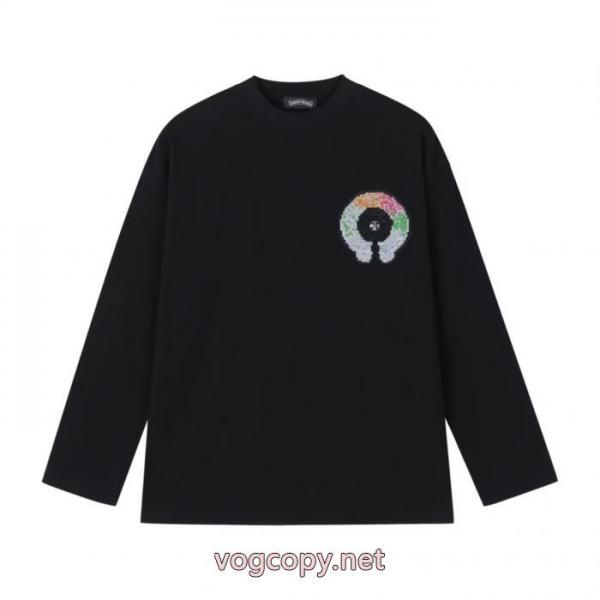 CHROME HEARTSブランド 通販店長袖Tシャツ希少 在庫セール 人気沸騰アイテム 1