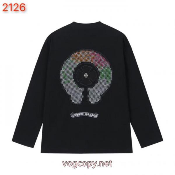 CHROME HEARTSブランド 通販店長袖Tシャツ希少 在庫セール 人気沸騰アイテム 2