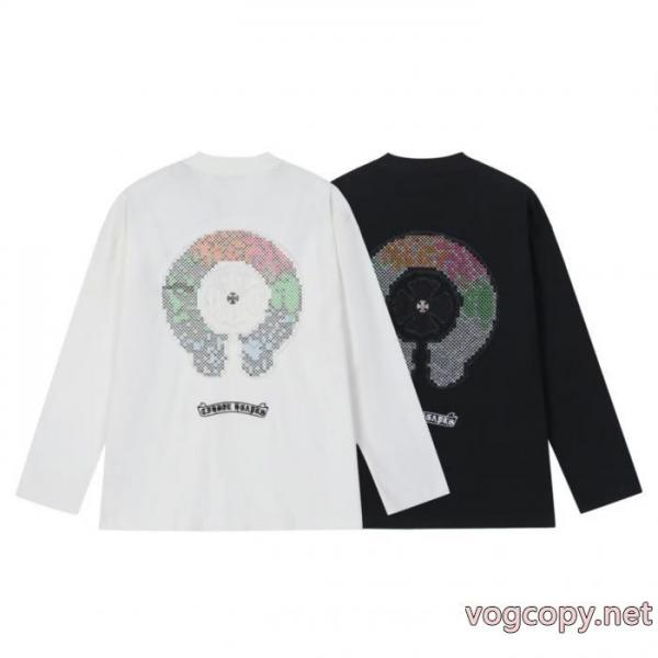 CHROME HEARTSブランド 通販店長袖Tシャツ希少 在庫セール 人気沸騰アイテム 3
