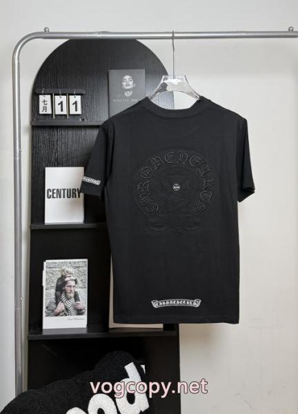 ブランド 偽物半袖TシャツCHROME HEARTSセレブ愛用 この冬絶対欲しい 大好評アイテム 3