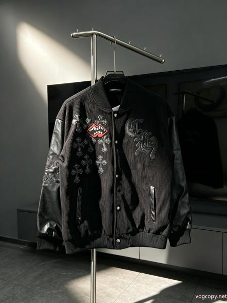 ブランド フェイクジャケット希少 国内即発送込 高級感あるCHROME HEARTS 0