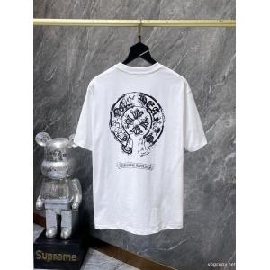 ポップ 先行入荷 国内即納偽 ブランド 販売CHROME HEARTS半袖Tシャツ
