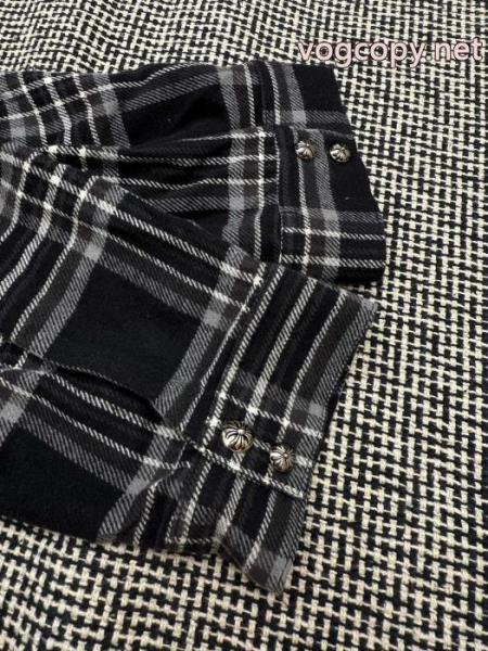 激安 通販 ブランドシャツコート希少入荷 今季人気絶大 大人でお上品CHROME HEARTS 4