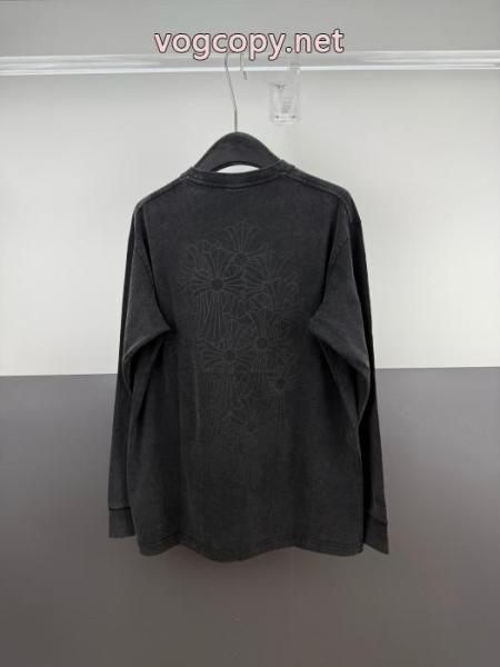 決算在庫処分 トレンド商品 新着品CHROME HEARTS長袖Tシャツブランド 偽物 激安 2