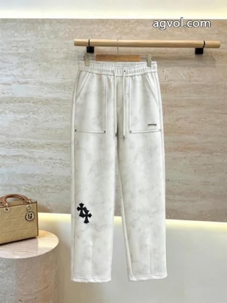 ブランド フェイク海外モデル ロゴが素敵 2026人気新作スラックスCHROME HEARTS 5 