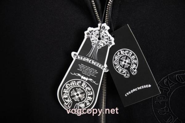 Chrome Heartsクローハート貼り布馬蹄刺繍フードコート 2