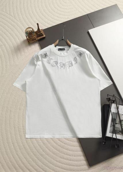 2026新作登場 先行入手 新作お洒落☆CHROME HEARTSコピー ブランド 優良半袖Tシャツ 0 