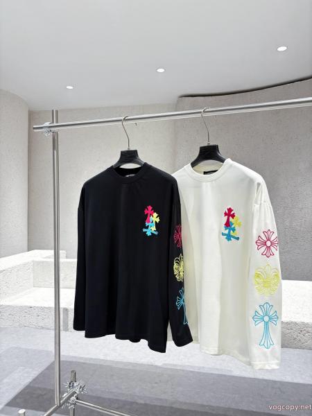 CHROME HEARTSクローハート2026秋冬新作丸首長袖Tシャツ 0 