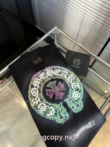 ランキング商品 新着アイテム最新 ベストセラー半袖TシャツCHROME HEARTS偽物 ブランド 販売 1