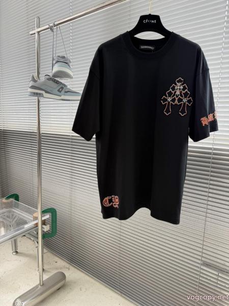 Chrome Heartsクローハート2026春夏半袖Tシャツ男女同型 0