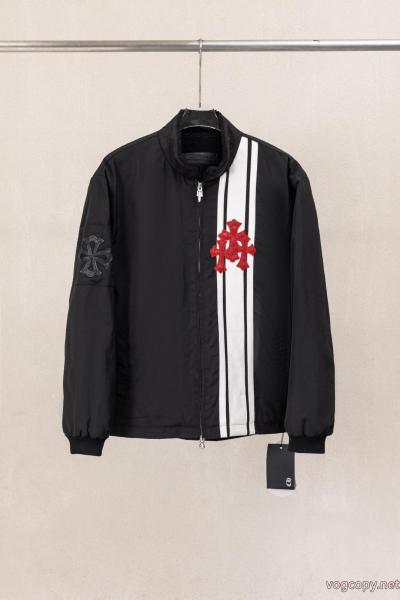 Chrome Heartsクローハート重工業洗い水立体張り刺繍コートコットン 0
