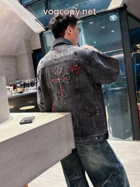 着心地の良い 着心地抜群 抜け感や着心地重視激安 通販 専門店デニムコートCHROME HEARTS 4