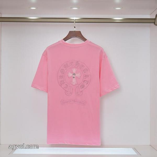 アイドル着用 お洒落スタイル 好印象な上品スタイル半袖TシャツCHROME HEARTSブランド コピー 着払い 5 