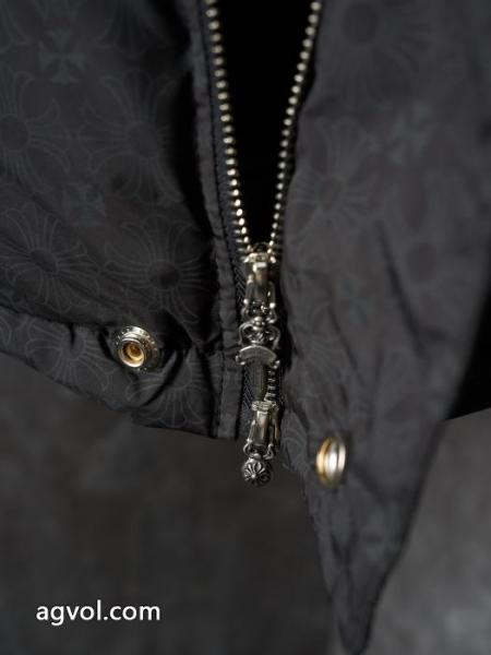 Chrome Hearts/クロウハートプリントダーク柄ジャカードダウンジャケット 4