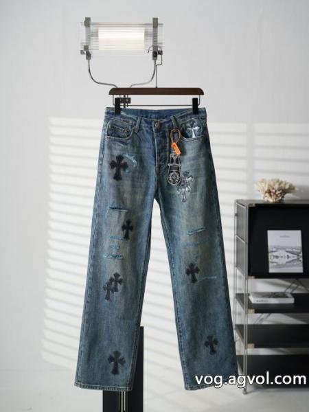スーパー コピー上品なカジュアルコーデに 激安通販 履き心地もいいCHROME HEARTSジーンズ 0
