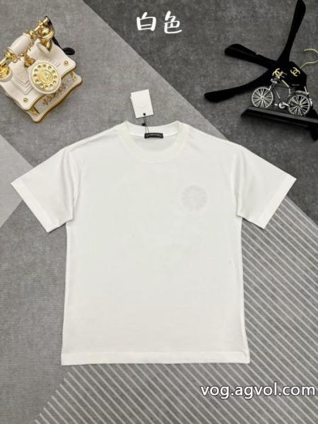 Chrome Heartsクローハート春夏新作刺繍デザイン半袖Tシャツ 0