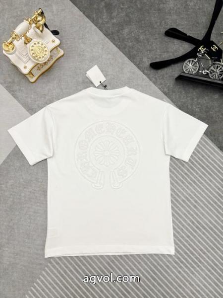 Chrome Heartsクローハート春夏新作刺繍デザイン半袖Tシャツ 2