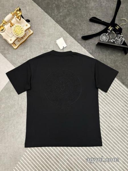 Chrome Heartsクローハート春夏新作刺繍デザイン半袖Tシャツ 3